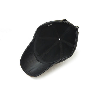 Gorra de Béisbol en Cuero Genuino para Hombre - Image 4