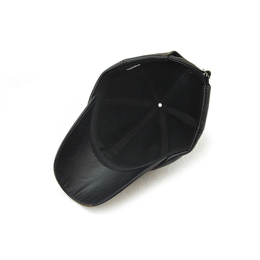 Gorra de Béisbol en Cuero Genuino para Hombre - Image 4