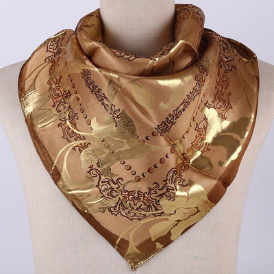 Pañuelo de Seda Estampado Jacquard para Mujer - Cobertura Elegante - Image 20