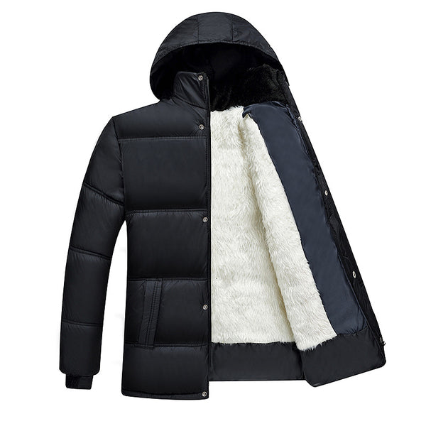Chaqueta Acolchada de Algodón para Hombre Maduro