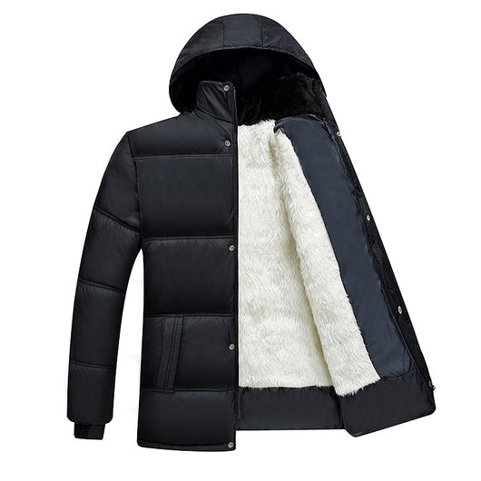 Chaqueta Acolchada de Algodón para Hombre Maduro