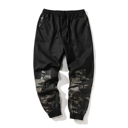 Pantalones de Licra Camuflaje Coreanos Talla Grande - Cintura Elástica Ajustable