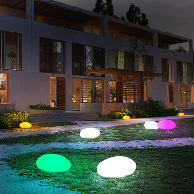Lámpara Solar LED para Jardín en Forma de Piedra - Image 2