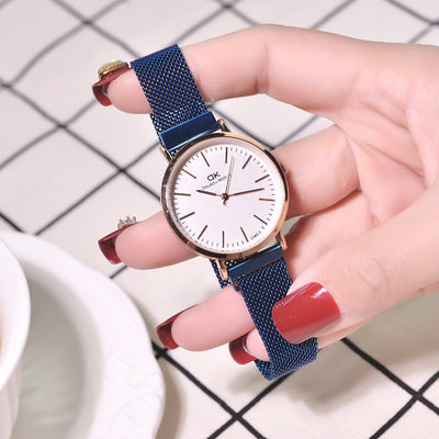Reloj de Cuarzo para Mujer con Correa de Malla Impermeable - Image 16