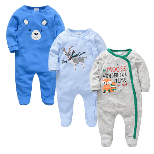 Enterizo Infantil de Manga Larga Estampado - Primavera y Otoño - Image 19