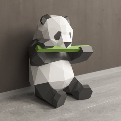 Figura Decorativa Panda Comiendo Bambú - Image 5