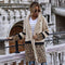 Chaqueta Acolchada de Terciopelo Medio Largo