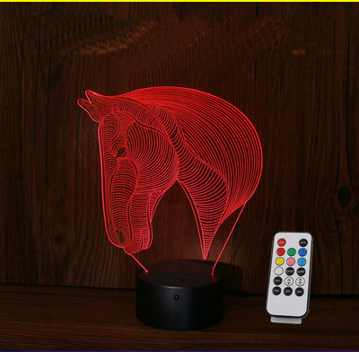 Lámpara LED Nocturna Cabeza de Caballo - Image 7