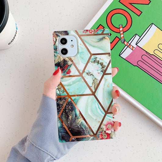 Funda Mármol Electrochapada para Teléfono Móvil - Image 4