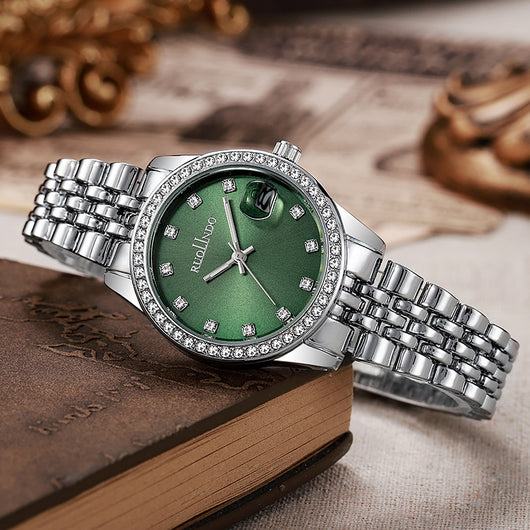 Reloj de Calendario de Lujo Exclusivo para Mujer - Image 6