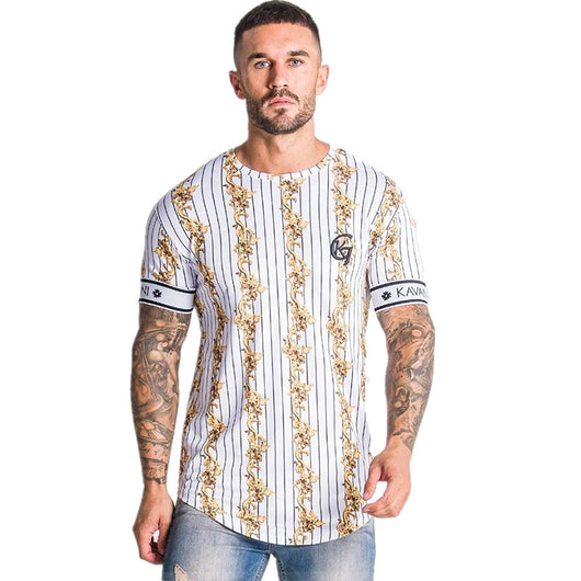 Playera Deportiva de Rayas con Secado Rápido - Image 9