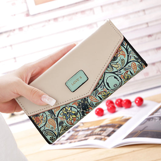 Cartera Clutch Floral Rombos Estilo Pastoral - Image 8