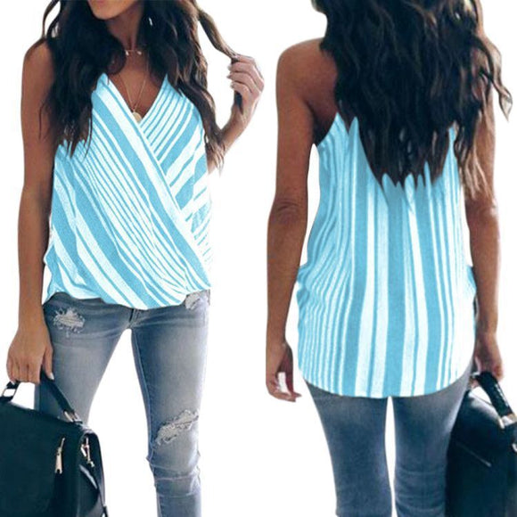 Camisola de Rayas con Costuras Decorativas