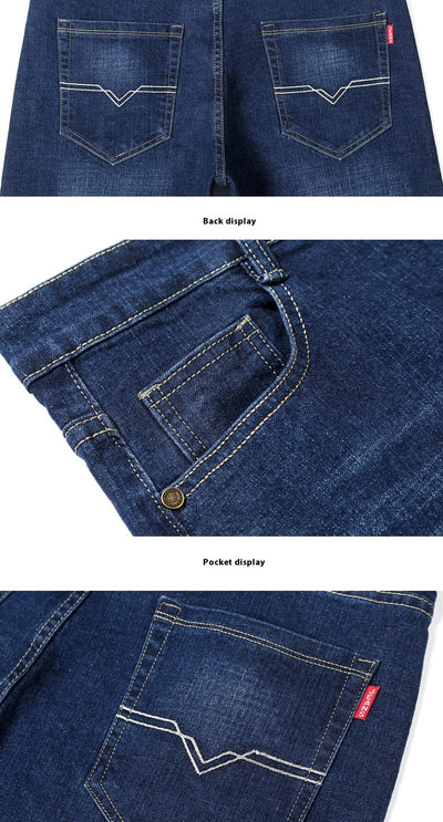Jeans Hombre Corte Recto Cintura Media Holgado - Image 7