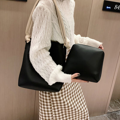 Bolsa Tote Grande Mujer Estilo Coreano