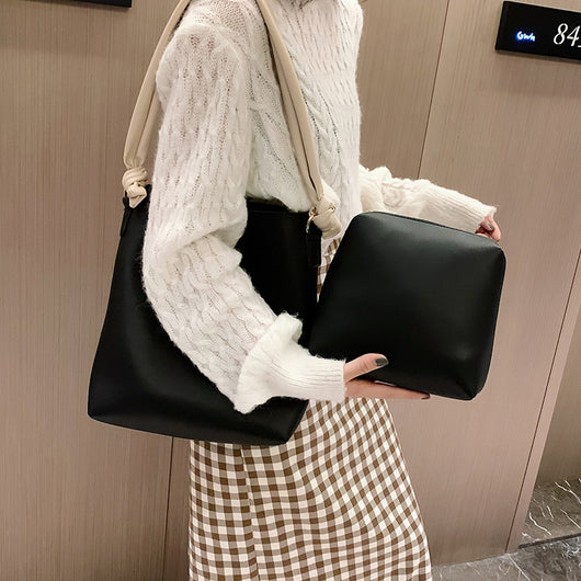 Bolsa Tote Grande Mujer Estilo Coreano