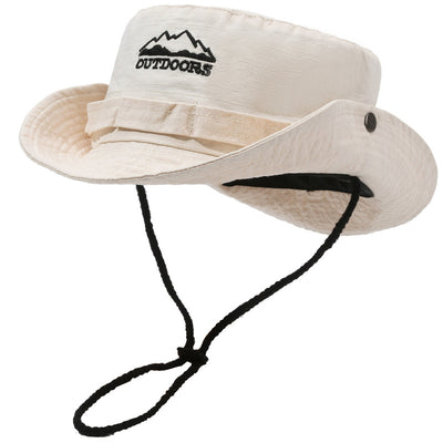 Gorro Bucket Protector Solar de Algodón Slub para Montaña - Image 4