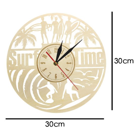 Reloj de Pared Moderno Madera - Decoración Verano - Image 9