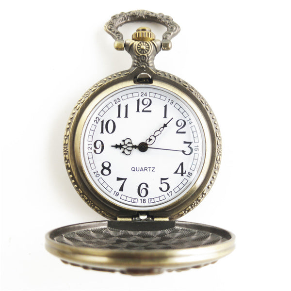 Reloj de Bolsillo Clásico Vintage con Diseño de Póker