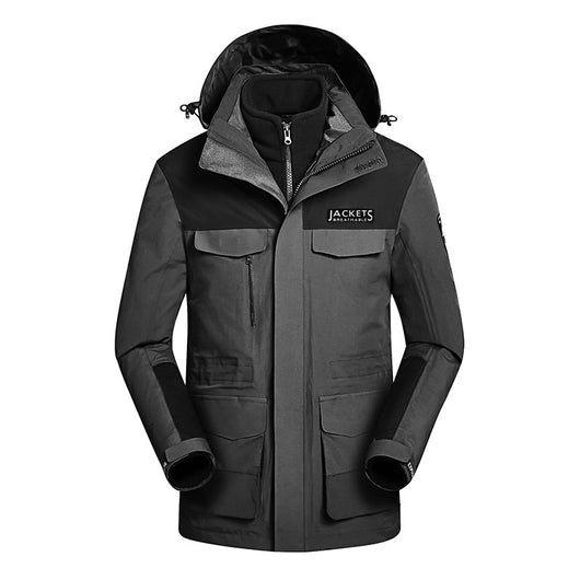 Chaqueta de Esquí para Hombre Impermeable Térmica Softshell Resistente al Viento - Image 8