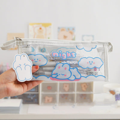 Estuche Organizador Transparente de Gran Capacidad Estilo Japonés - Image 17