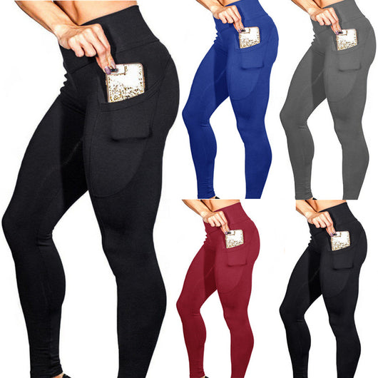 Leggings de Yoga con Bolsillos Cintura Alta Elásticos para Mujer - Image 2