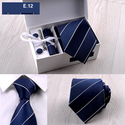 Corbata Rayada 8cm en Caja de Regalo Premium - Image 18