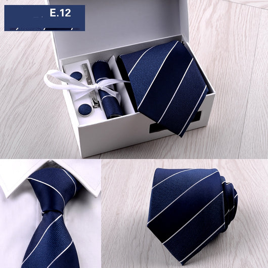Corbata Rayada 8cm en Caja de Regalo Premium - Image 18