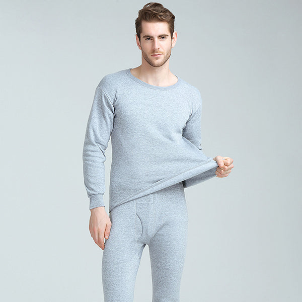 Camiseta Térmica Gruesa con Forro de Felpa para Hombre