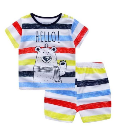 Conjunto de Verano para Niños - Playera y Shorts de Algodón con Diseños Animados - Image 7
