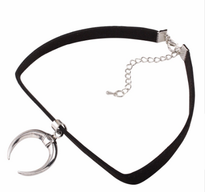 Collar Corto Luna Creciente - Gargantilla Elegante Estilo Europa - Image 4