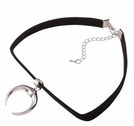 Collar Corto Luna Creciente - Gargantilla Elegante Estilo Europa - Image 4