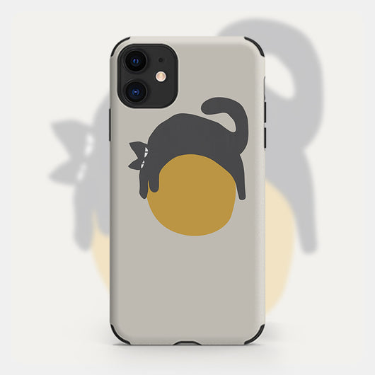 Funda para iPhone 12 con Arte de Gatito Pintado a Mano - Image 4