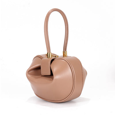Bolso de Cuero Retro Diseño Francés Nicho - Bolsa Portátil Elegante - Image 3