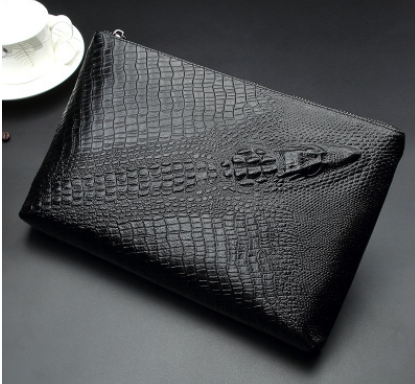 Bolso de Cuero Premium para Hombre - Cartera Clutch de Piel Genuina - Image 10