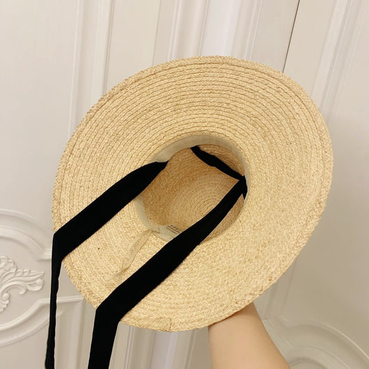 Sombrero de Rafia Xiaoxiangfeng para Playa y Vacaciones - Image 8