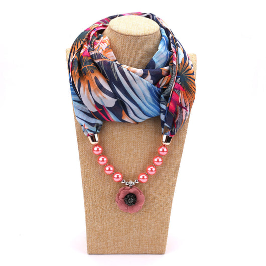 Collar Pañuelo de Gasa de Perlas - Image 13