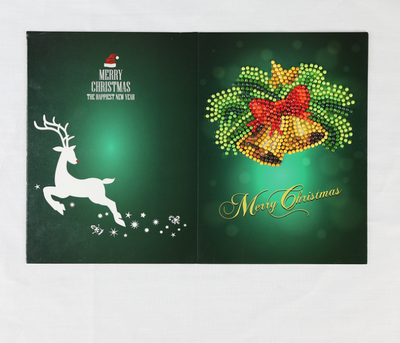 Tarjeta de Navidad con Pintura de Diamantes Creativa - Image 19