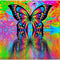 Cuadro de Diamantes Mariposas para Decoración Interior