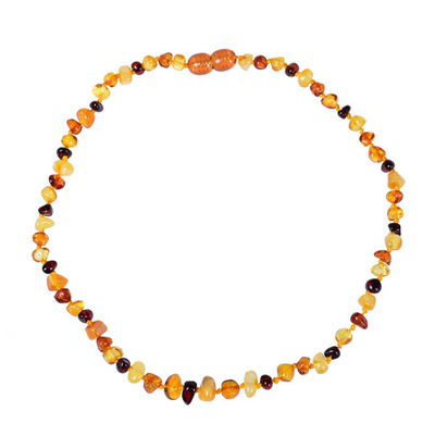 Collar de Ámbar Báltico Natural con Cadena para Bebés - Image 4