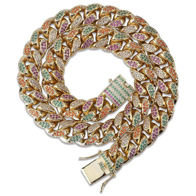 Collar Arcoíris Vibrante de 14mm - Image 6