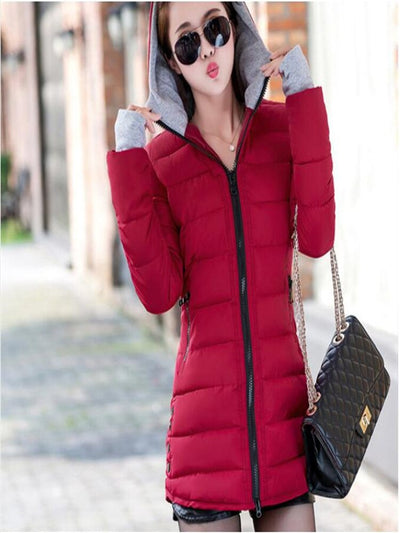 Chaqueta Acolchada con Guantes Integrados y Capucha - Image 10