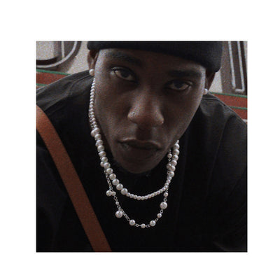 Collar de Perlas Hip Hop Unisex - Estilo Urbano - Image 3