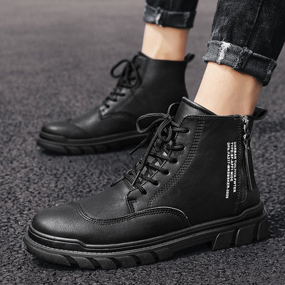 Botas Militares Altas Estilo Británico para Hombre - Image 20