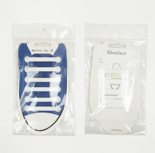 Cordones Elásticos sin Nudo Diseño Creativo Unisex Silicona