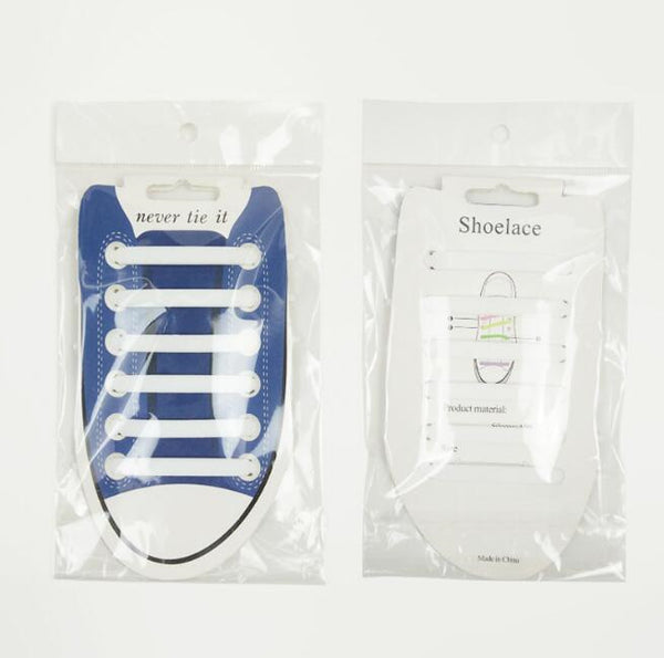 Cordones Elásticos sin Nudo Diseño Creativo Unisex Silicona