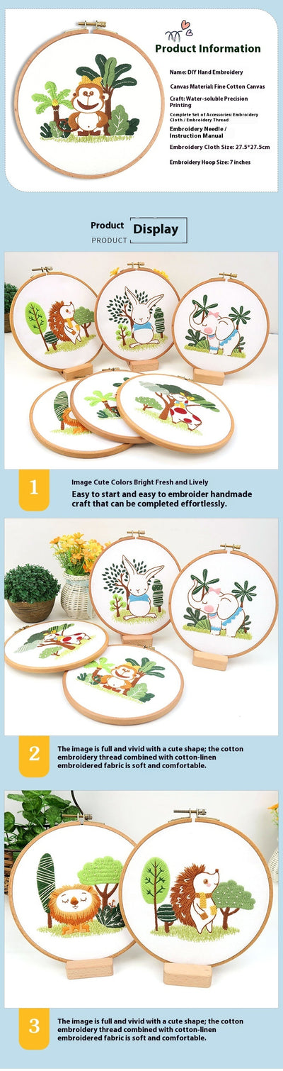 Kit de Bordado Mascotas Adorables con Diseños Animados - Image 7