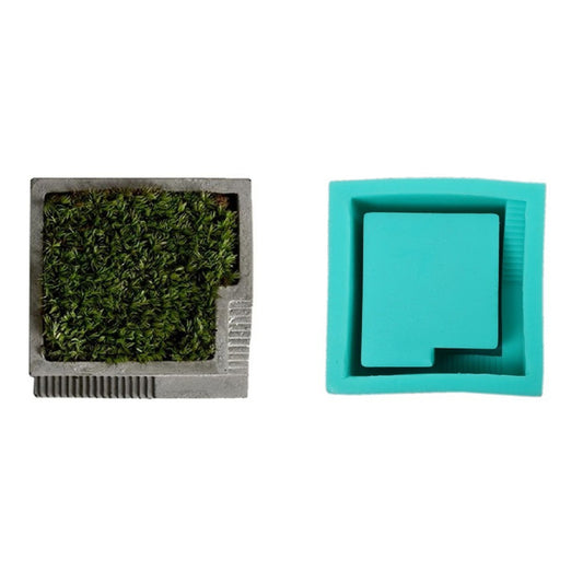 Molde de Silicona para Macetas de Flores y Plantas - Diseño de Cerámica DIY