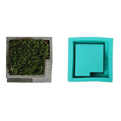 Molde de Silicona para Macetas de Flores y Plantas - Diseño de Cerámica DIY