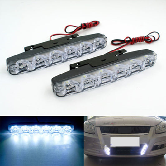 Luz Diurna LED 6 Puntos para Modificación Automotriz